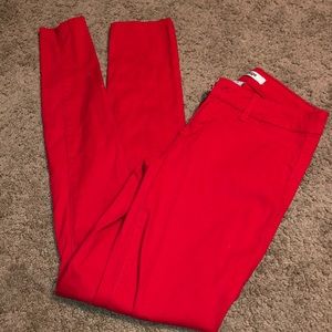 Red jeans